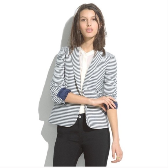 Madewell Striped Blazer - Picture 2 of 8